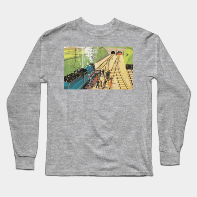 The Three Railway Engines: The Sad Story of Henry from The Railway Series Long Sleeve T-Shirt by sleepyhenry